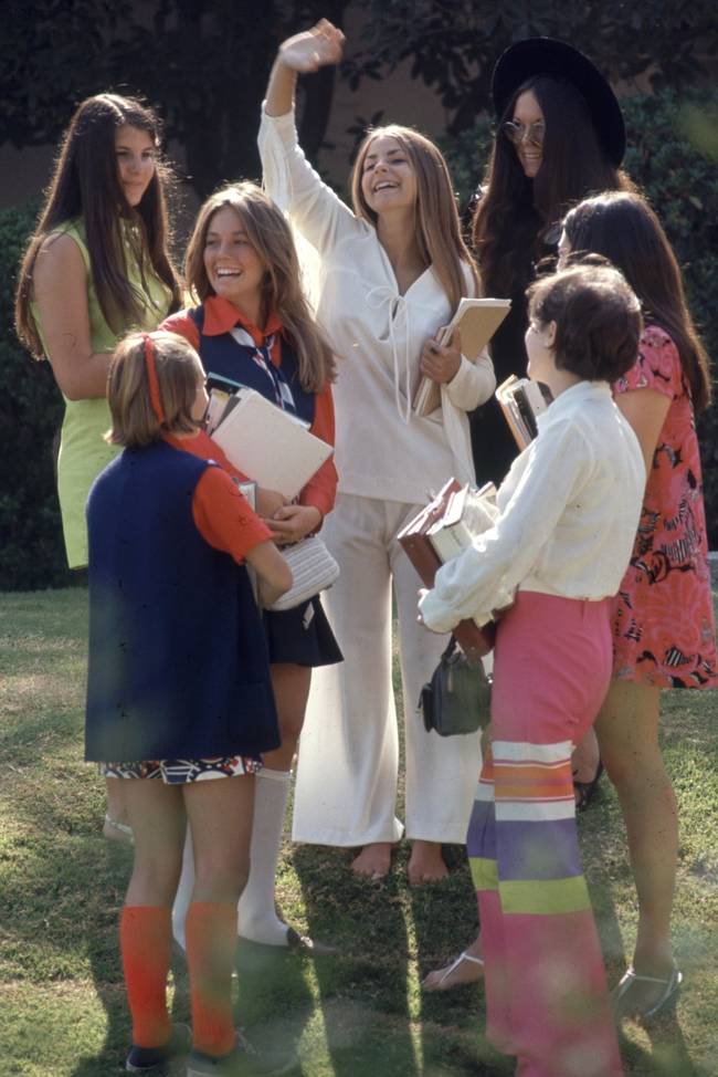 1969年のアメリカの女子高生ファッション