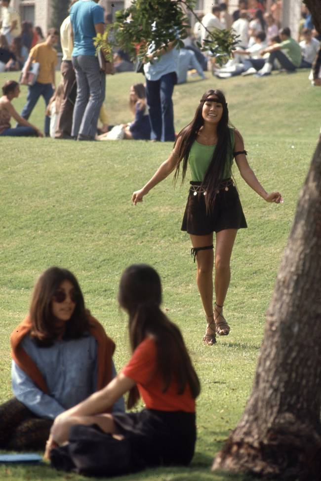1969年のアメリカの女子高生ファッション