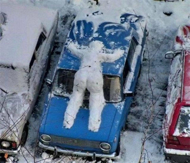 【面白画像】ロシア人が一番冬の楽しみ方を知っている！