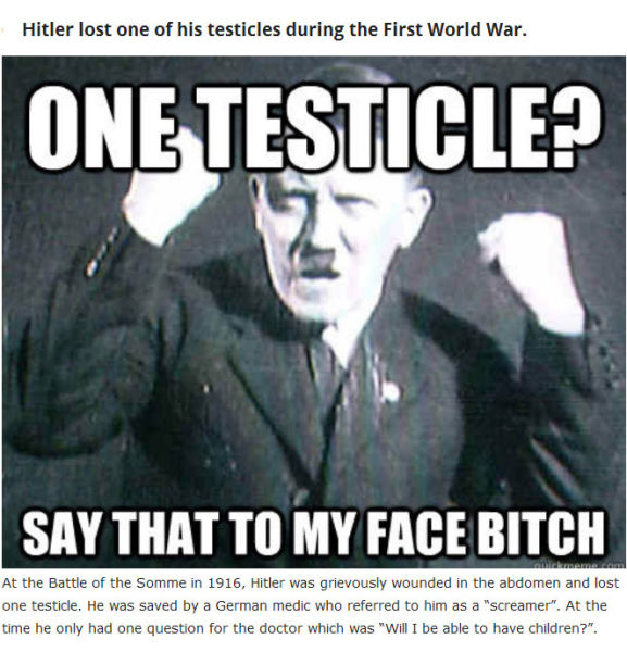 あまり知られていないアドルフ・ヒトラーの13の意外な事実
