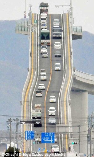 日本の江島大橋の写真が海外で話題になってる件