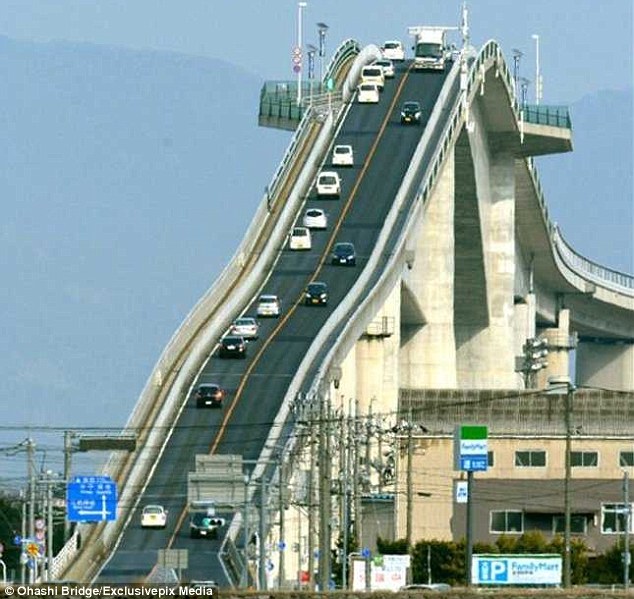 日本の江島大橋の写真が海外で話題になってる件